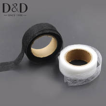 D&D 50Pcs White Black 20mm Iron On Hemming Tapes Wonder Web Fusible Bonding Lace Trim Sewing Garment Accessories Wholesale 2024 - buy cheap