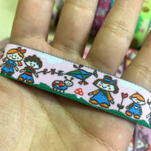 ZERZEEMOOY 5/8" 16 mm 5yards/lot Cartoon Polyester Woven Jacquard Ribbon The children who fly kitesDKTZD19112532 2024 - buy cheap