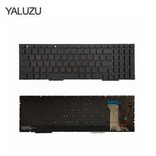 YALUZU черное устройство с клавиатурой US для Asus FX53VD FX53VW FX753VD FX753VE с подсветкой 2024 - купить недорого