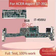 For ACER Aspire S7-392 i7-4500U Notebook Mainboard 12302-1 SR16Z 8GB memory Laptop Motherboard 2024 - buy cheap