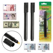 2PCS Money Checker Counterfeit Detector Marker Fake Banknotes Tester Pen B identifies Quickly Easily Money Checker Tools 2024 - buy cheap