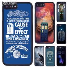 Krajews doctore quem tardis borracha para iphone 5 6 s 7 8 plus 11 pro x xr xs max samsung galaxy s6 s7 s8 s9 s10 plus 2024 - compre barato