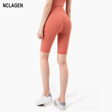 NCLAGEN Summer Gym Shorts Women High Waist Leggings Sport Fitness Squat Proof Nylon Dry Fit Workout Running Bermuda Yoga Shorts 2024 - buy cheap