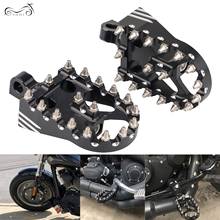 Motorcycle CNC Footpegs Foot Peg MX 360 Rotating Custom Chopper Bobber For Harley Dyna Softail Fatboy Touring Sportster 883 2024 - buy cheap