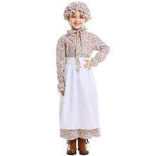 Umorden Colonial Pioneer Costume for Girls Teen Girl Prairie Dress Wolf Grandmother Cosplay Halloween Party Carnival Costumes 2024 - buy cheap