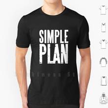 Simple Plan Logo T Shirt Print 100% Cotton New Cool Tee Simple Plan Punk Pop Rock Band Music Album Jet Lag Logo 2024 - buy cheap