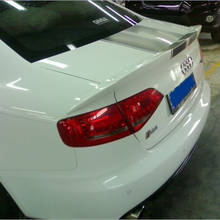 Unpainted PU A4 B8 ABT style rear trunk spoiler wing for Audi A4 B8 2009~2012 2024 - buy cheap