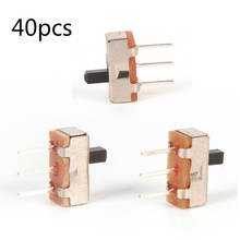 40Pcs Interruptor On-off Mini Slide Switch SS12D00 SS12D00G3 3pin 1P2T 2 Position High Quality Toggle Switch Handle Length:3MM 2024 - buy cheap