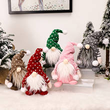 Muñeco de peluche de Papá Noel, adornos de Tomte sueco para decoración de fiesta de Navidad, árbol de Navidad para el hogar, Año Nuevo 2024 - compra barato