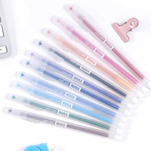 10pcs/lot Creative 10 Colors Gel Pen 0.5mm Colour Ink Pens Marker Writing Stationery Fashion Style School Office Supplies Gift 2024 - buy cheap