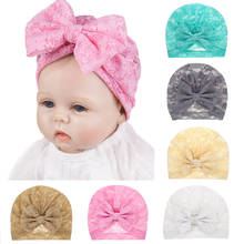 MAYA STEPAN 1PCS Children Solid Baby Hat Kids Cap Girl Photography Props Spring Autumn Modis Infant Props Big Bow Beanie Bowknot 2024 - buy cheap