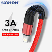 NOHON USB Cable For iPhone 11 12 13 Pro Max Xs X XR 8 7 6 6s Plus SE iPad Fast Charging Cord Mobile Phone Charger Data Long Wire 2024 - buy cheap