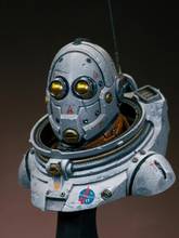 Busto astronauta de resina sem pintura escala 1/12 2024 - compre barato