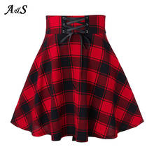 Anbenser-minifaldas de Harajuku para mujer, falda de uniforme de estudiante japonesa Kawaii, de estilo informal, con, plisado esa, para verano 2024 - compra barato