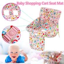 Soft Baby Shopping Cart Cover Trolley Seat Mat Foldable Baby Shopping Push Cart Protection Cover Safety Seats Kids Multifunctio 2024 - buy cheap