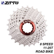 ZTTO Road Bike Cassette 8s 11-25T Freewheel Bicycle Parts 16s 24s 8 Speed Sprocket Compatible 2024 - buy cheap