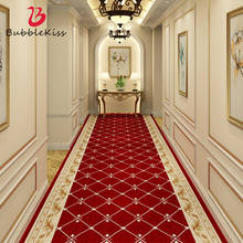 Bubble Kiss Floral Corridor Carpets European Style Hotel Room Aisle Floor Mats Home Living Room Decor Customized Hallway Rugs 2024 - buy cheap