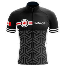 New Black Canada Cycling Jersey MTB Bicycle Clothing Bike Clothes Maillot Roupa Ropa De Ciclismo Hombre Verano Cycling Clothing 2024 - buy cheap