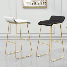 Nordic bar stool casual home simple creative wrought iron bar chair front desk red coffee high stool 2024 - купить недорого