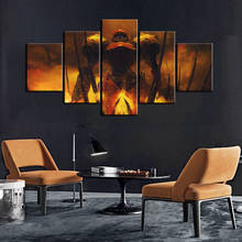 5 OR 3 PCS Metroid Prime Hunters Morden Video Game Wallpaper Samus Aran Poster Wall Art Oil Painting on Canvas for Home Decor 2024 - buy cheap