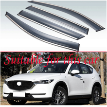 For Mazda CX-5 CX5 2017 2018 Plastic Exterior Visor Vent Shades Window Sun Rain Guard Deflector 4pcs 2024 - buy cheap