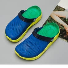 2020 New men shoes comfortable men pool sandals summer outdoor beach shoes men slip on casual shoes fashion slippers unisex 2024 - buy cheap