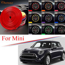 9 Colors Car Wheel Hub Rim for BMW MINI JCW Countryman Clubman Coupe Edge Protector Ring Tire Strip Guard Rubber Decals 8M 2024 - buy cheap