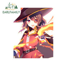 EARLFAMILY 13cm x 10.2cm For Megumin Refrigerator Car Stickers Windshield Decal Car Styling Waterproof Occlusion Scratch 2024 - buy cheap