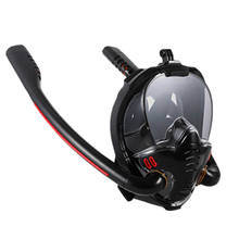 Adult Diving Mask Scuba Double Snorkel Full Face Anti-Fog 3D Snorkeling Mask Kid Swimming Underwater Respirator Diving Equipment 2024 - buy cheap