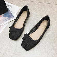 New Fashion Flats for Women Casual Shoes Elegant Women Flats Butterfly Knot Office Lady Shoes Black Red YX3407 2024 - buy cheap