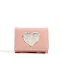 2020 new style buckle leather purse simple short multi-card wallet short three-fold wallet ladies 2024 - buy cheap