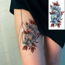 Manga de tatuaje para brazo de piernas para mujer, resistente al agua, bordes de tatuaje temporal, pegatinas de animales para bebé, arte corporal japonés, medio tatuaje falso para brazo 2024 - compra barato