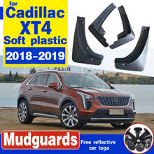 Para-lama automotivo para cadillac xt4 2018 2019, proteção contra respingo para lama, acessórios de plástico macio para roda traseira dianteira 2024 - compre barato