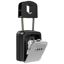 ORIA-caja de seguridad de 4 dígitos, almacenamiento de llaves montado en la pared, resistente al agua con grillete extraíble para interiores y exteriores 2024 - compra barato