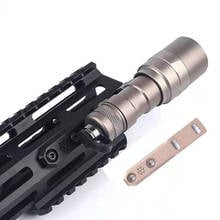 Luz de escoteiro tático m300 m600 instalação vertical adequado para m lok keymod 20mm picatinny ferroviário pistola ar reconhecimento flashl 2024 - compre barato