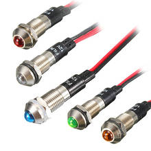 New 6mm LED Indicator Light Lamp Bulb Pilot Dash Directional Car Truck Boat 12V -UK lots of colours 2024 - buy cheap