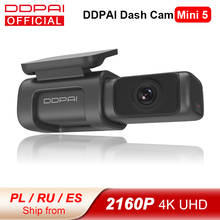 DDPAI Dash Cam Mini 5 UHD DVR Android Car Camera 4K Build-in Wifi GPS 24H Parking 2160P Auto Drive Vehicle Video Recroder Mini5 2024 - купить недорого