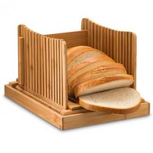 Bandeja de bambú para pan tostado, portacuchillas, herramienta para rebanar sándwich, envío directo 2024 - compra barato