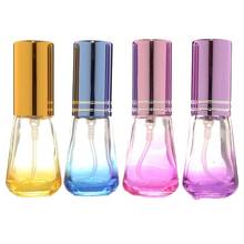 Sprayer Pump Bottle Empty Cosmetic Refillable Container Colorful Glass Mist Atomizer Mini 4 ML Perfume Refillable Bottle 50 pcs 2024 - buy cheap