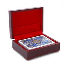 1Pc Empty Wooden Box Playing Cards Container Storage Case Packing Poker Bridge Box 10.5*7.5*4.3cm 2024 - buy cheap