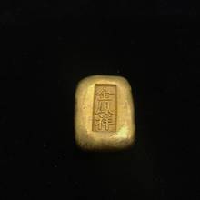 Artesanato de decoração de pequeno lingote de ouro jinfengxiang retrô requintado 2024 - compre barato