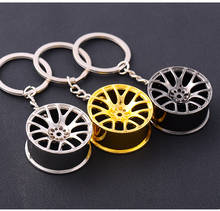 Car Wheel Rim Key Chain for Volkswagen Polo Passat B8 B5 B6 Golf 4 5 6 7 Caddy Tiguan 2024 - buy cheap