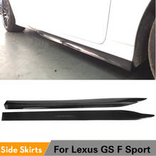 2PCs/Set Carbon Fiber Side Skirts Extension Lips Aprons for Lexus F Sport GS 2012 - 2015 Car Styling 2024 - buy cheap