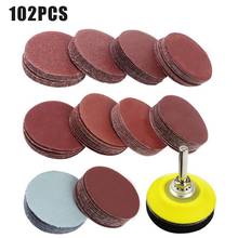 102pcs/set Sanding Discs Pad Kit For Drill Grinder Rotary Tools With 80-3000 Grit Sandpapers For Polish Sand Paper Abrasive Tool 2024 - buy cheap