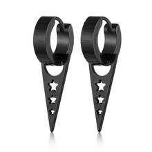 Stainless/Titanium Steel Stud Earrings for Men and Women Gothic Street Pop Hip Hop Rivet Ear Jewelry Couple Earrings Charm 2024 - buy cheap