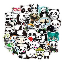 50pcs/set Cute Panda Stickers PVC Cartoon Animal Dog Hamster Sloth Alpaca Cobra Butterfly Panda Decals Laptop Computer Stickers 2024 - buy cheap