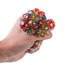 1 шт. забавные антистрессовые сжимаемые радужные сетчатые мячи для снятия стресса светящиеся сжимаемые игрушки в форме винограда Снятие Стресса Мяч для снятия стресса игрушки для снятия стресса 2024 - купить недорого