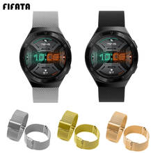 Ремешок для часов FIFATA 22 20 мм из нержавеющей стали для Xiaomi Amazfit Stratos 3/Amazfit GTR 47 мм/Polar Grit X Smart Sport Watch Band 2024 - купить недорого