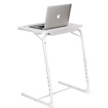 Portable movable bedside computer table multi-functional simple bedroom study desk lifting folding plastic laptop stand 2024 - buy cheap