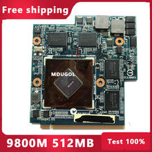 9800M GS 9800MGS G94-655-B1 512MB Video VGA Card for Asus G50VT G50V laptop 69N0BBV10B01-B01 69N0BBV10A03-A03 2024 - buy cheap